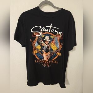 Santana Supernatural Now Official 2019 Tour Concert T Shirt Mens Large Merch